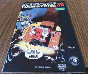 Adolescent Radioactive Black Belt Hamsters In 3D #4 December 1986 Eclipse Comics